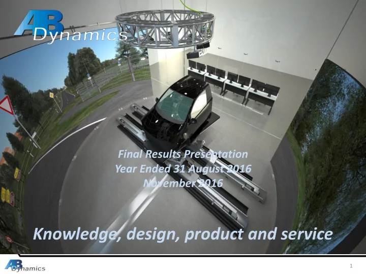 knowledge design product and service