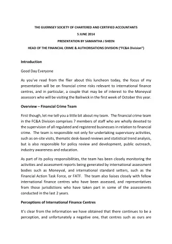 Introduction  Good Day Everyone  As youve read from the flier about this luncheon today, the