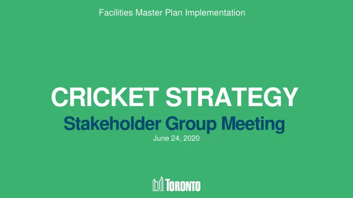 cricket strategy