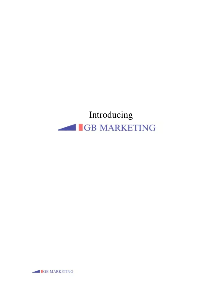 introducing
