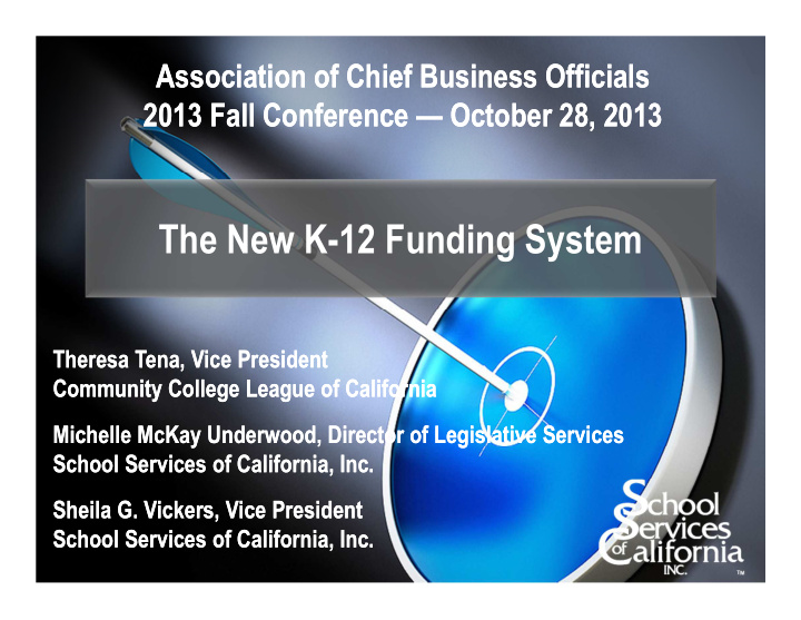 the new k 12 funding system