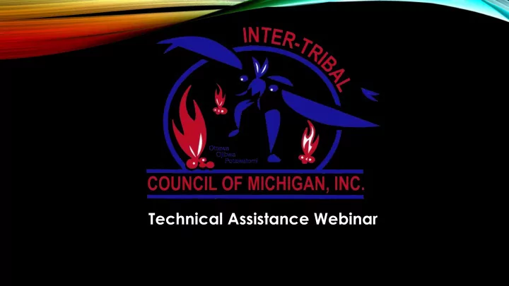 technical assistance webinar helping native american moms