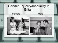 gender equality inequality in britain