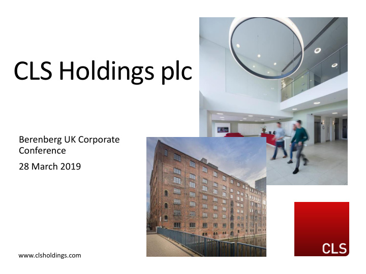 cls holdings plc