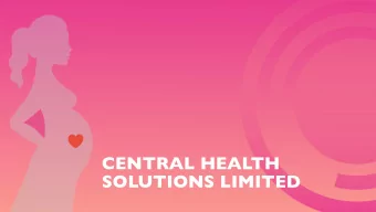CENTRAL HEALTH  SOLUTIONS LIMITED  PRECONCEPTION  CAMPAIGN  Michelle Dyoss  Public Health