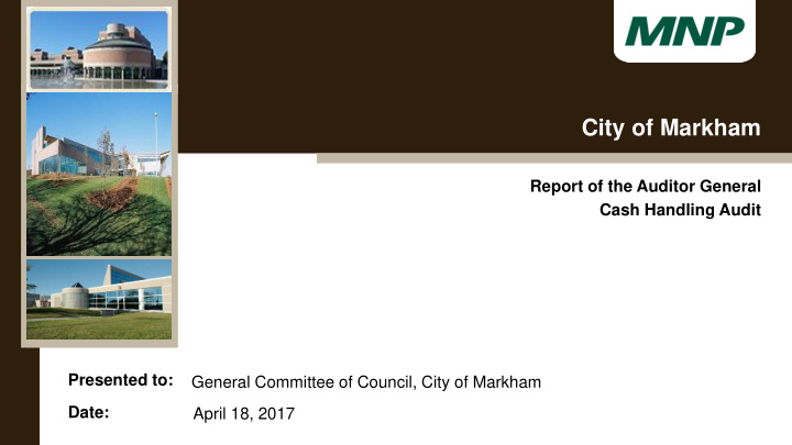 city of markham