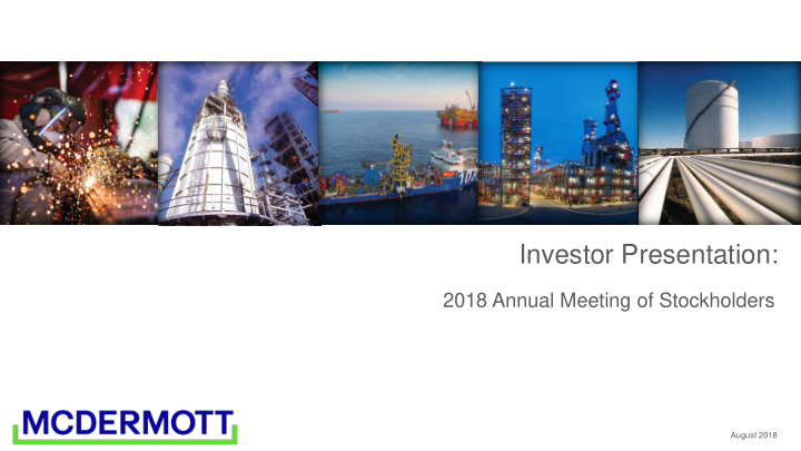 investor presentation