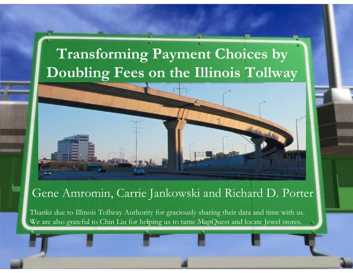 transforming payment choices by doubling fees on the