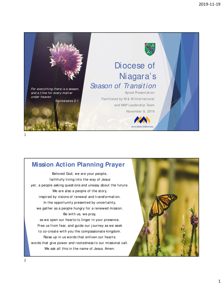 diocese of niagara s