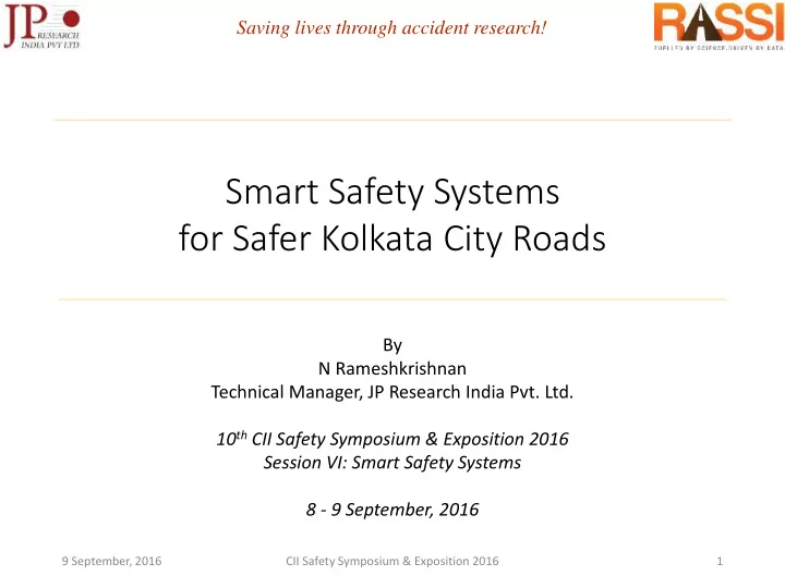 smart safety systems