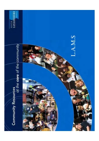 L.A.M.S M anagement S ystem A udit L and  L.A.M.S  a means of measur  ing gr  ounds  maintenance