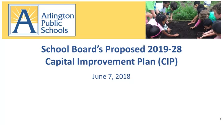 capital improvement plan cip