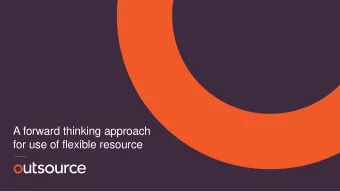 A forward thinking approach  for use of flexible resource Meet the team  Vicky Roythorne  Head