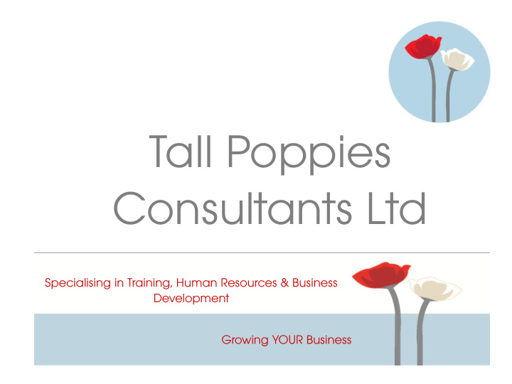 tall poppies consultants ltd