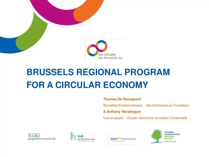 brussels regional program