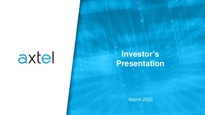 presentation