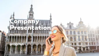 Company  Presentation  May 2020  2  Cautionary statement This communication may include some