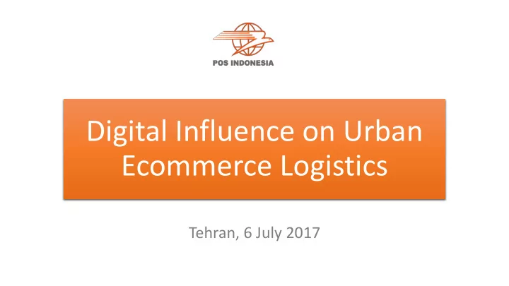 digital influence on urban