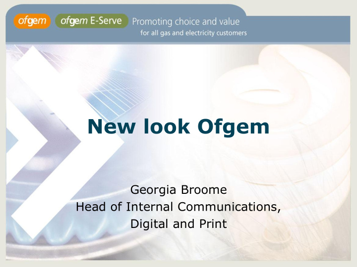 new look ofgem