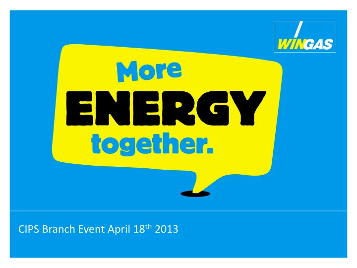 cips branch event april 18 th 2013 about me