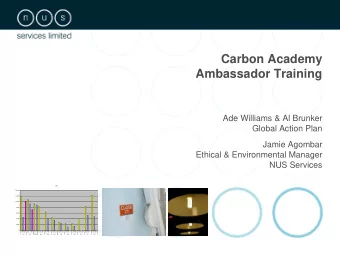Carbon Academy  Ambassador Training  Ade Williams &amp; Al Brunker  Global Action Plan  Jamie