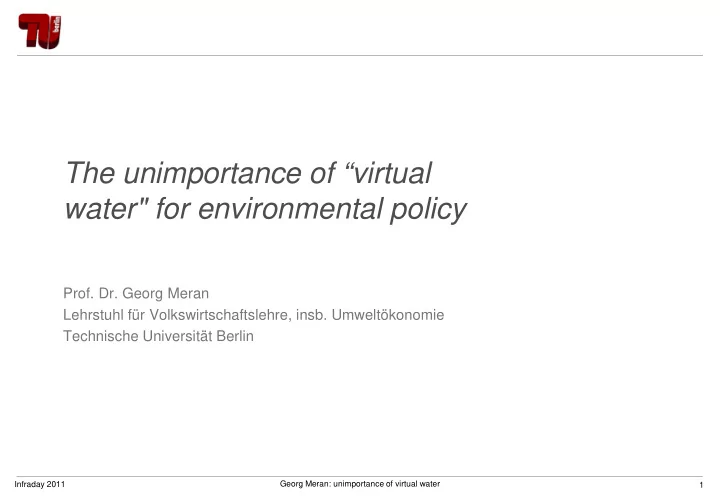 the unimportance of virtual