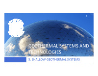 geothermal systems and technologies