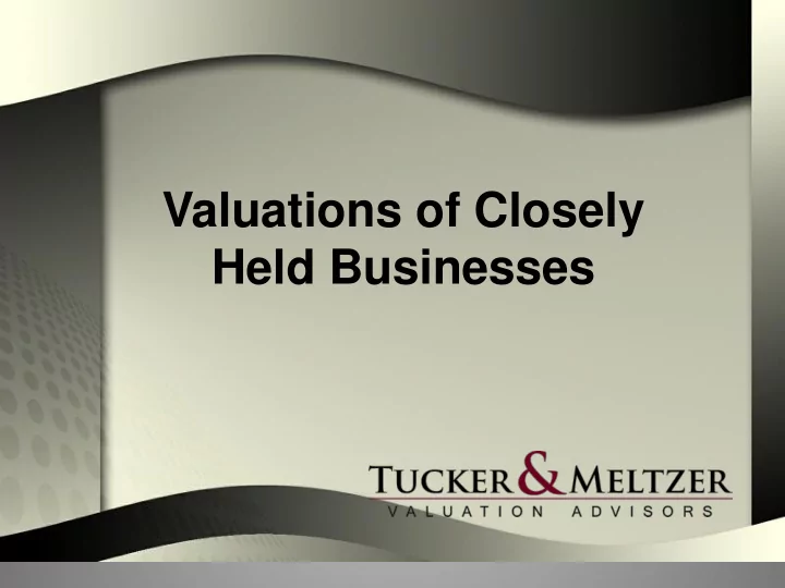held businesses