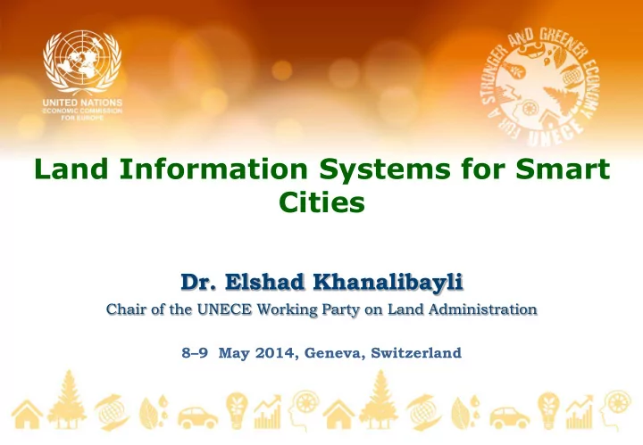 land information systems for smart cities