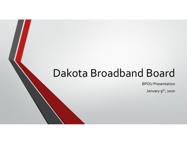 dakota broadband board