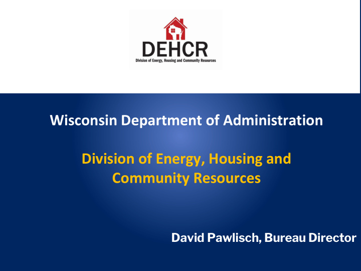 wisconsin department of administration division of energy