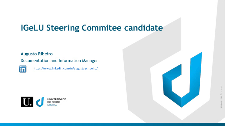 igelu steering commitee candidate