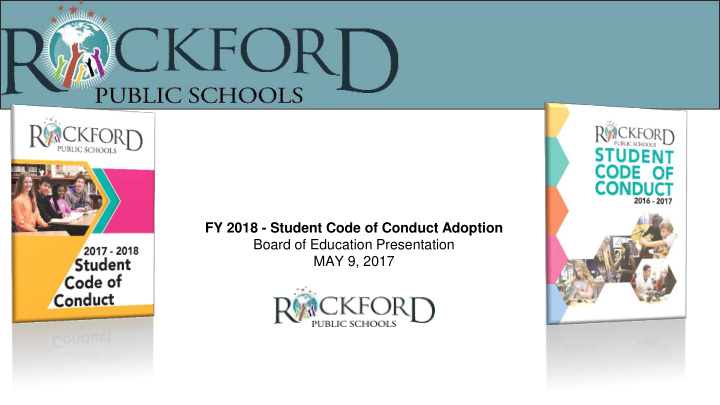 fy 2018 student code of conduct adoption board of