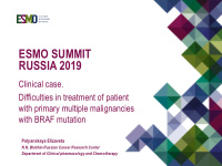 esmo summit russia 2019
