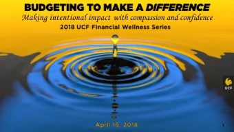 Making intentional impact with compassion and confidence  1  Why do we give?  Tradition,