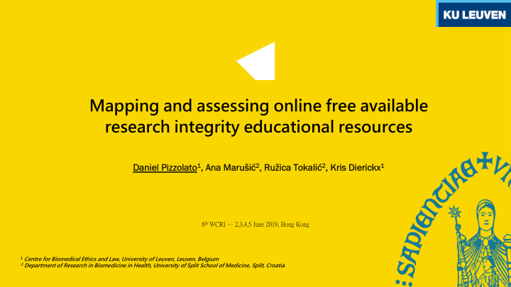 mapping and assessing online free available research