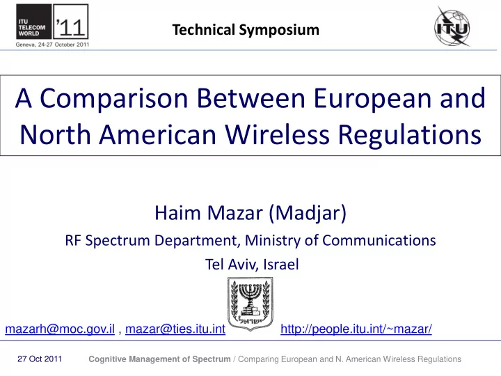 north american wireless regulations