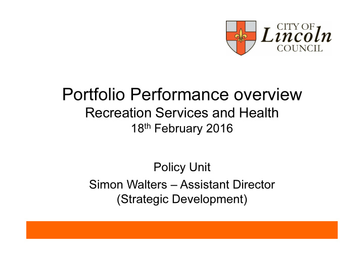 portfolio performance overview