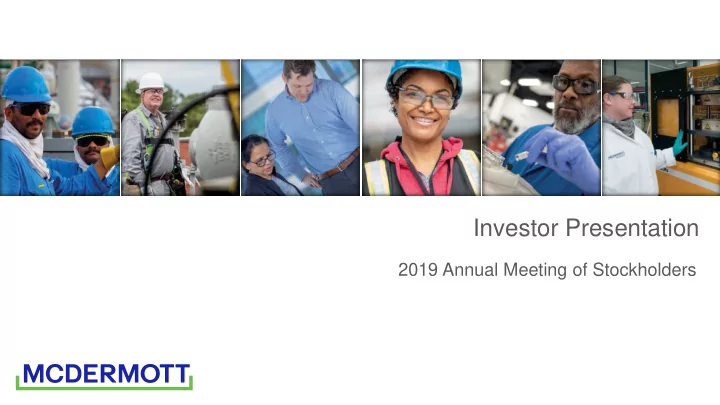 investor presentation