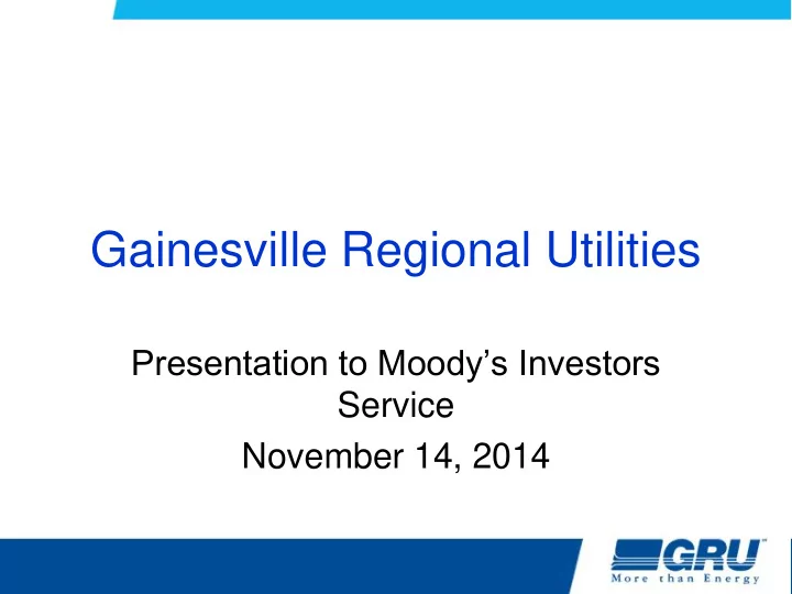gainesville regional utilities