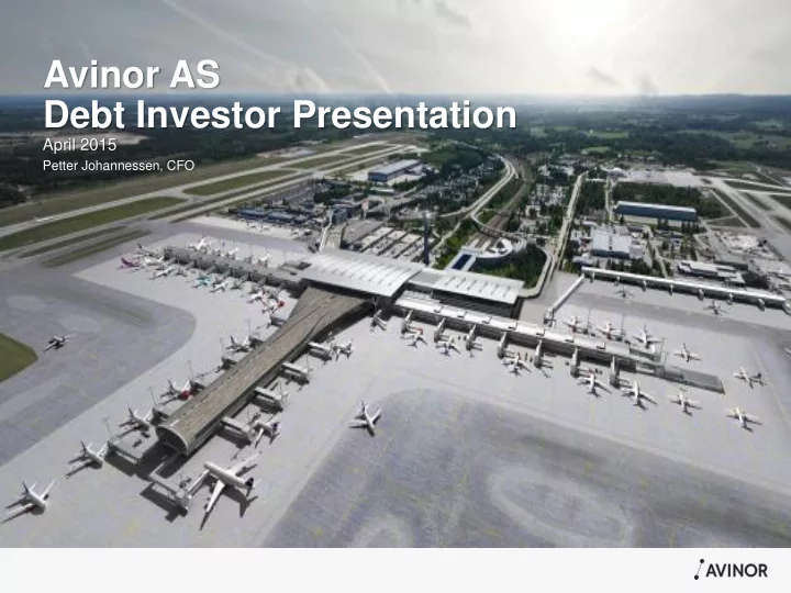 avinor as debt investor presentation