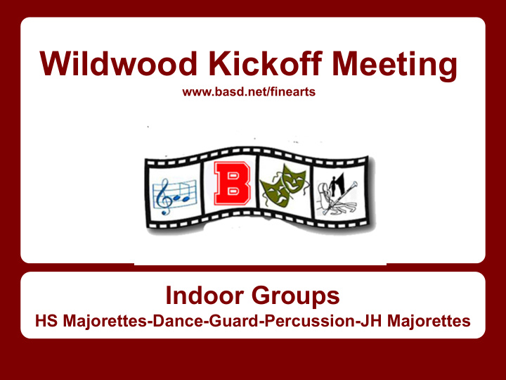 wildwood kickoff meeting