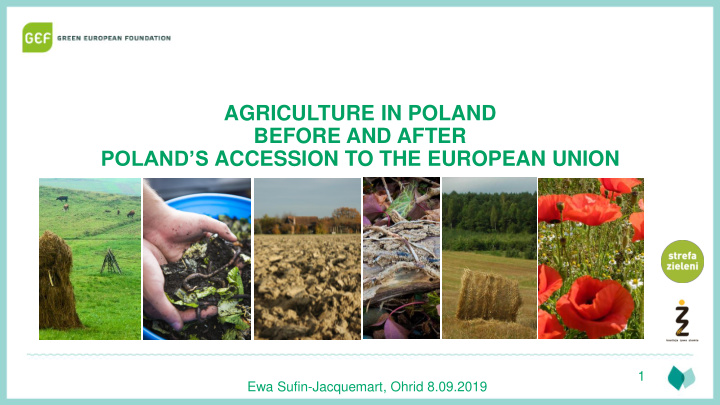 agriculture in poland before and after poland s accession