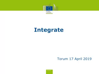 Integrate  Torum 17 April 2019  LIFE Environment 2019 &amp; forests  Environment and Resource