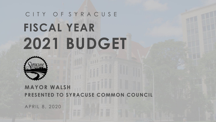 2021 budget