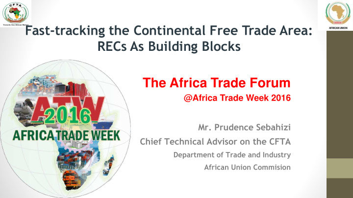 the africa trade forum