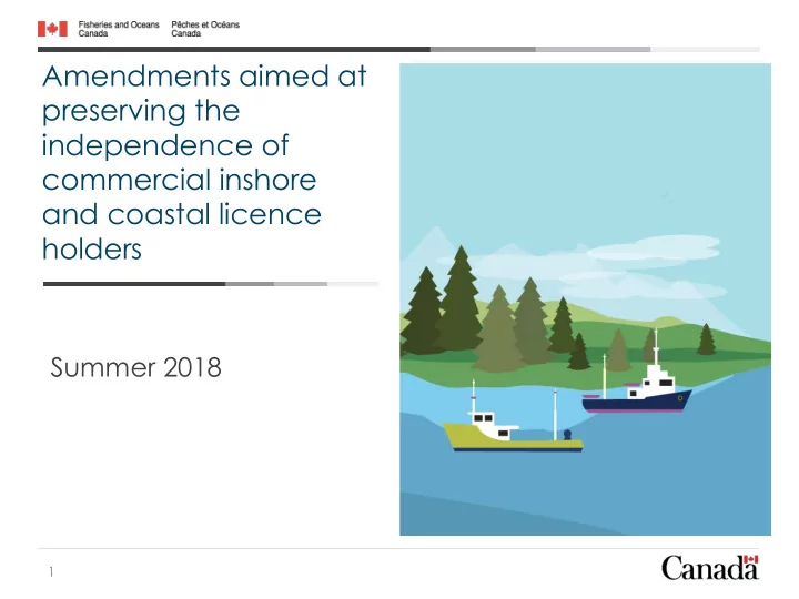 and coastal licence