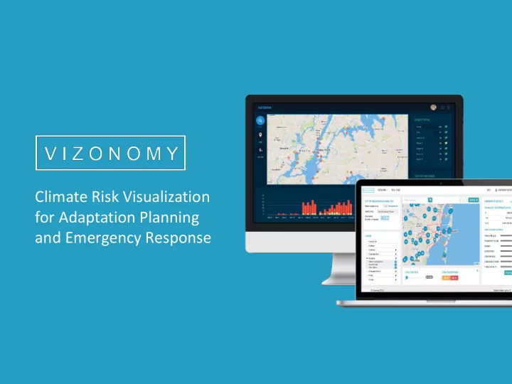 climate risk visualization