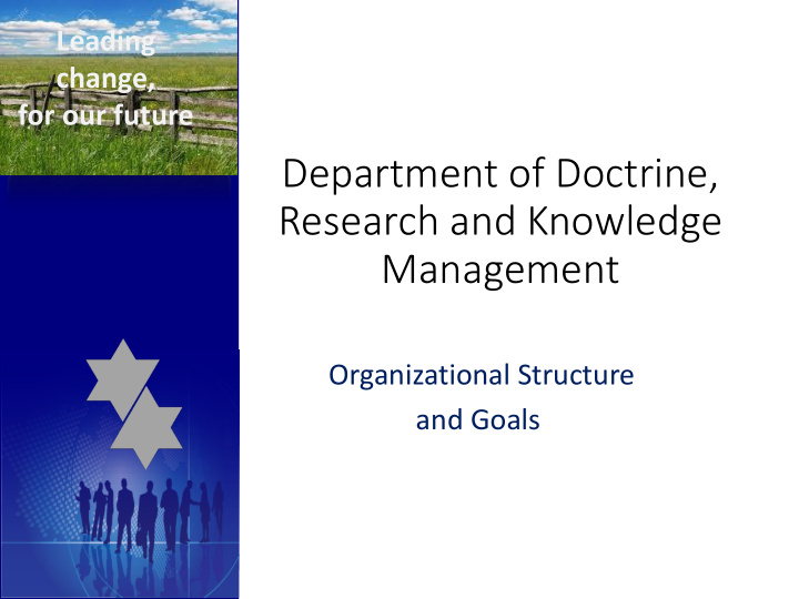 department of doctrine