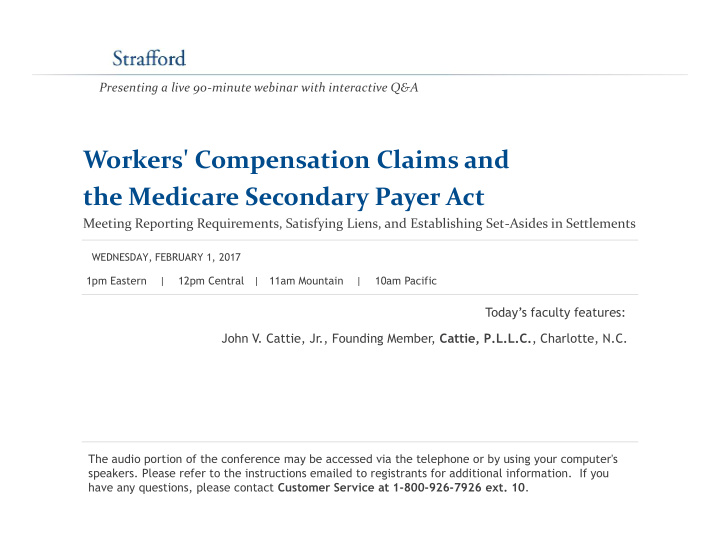 workers compensation claims and the medicare secondary